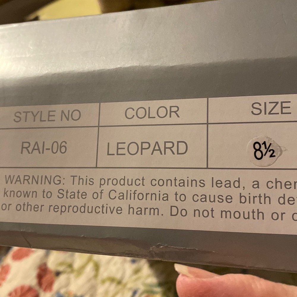 Leopard wedge